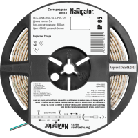 Лента светодиодная Led 71 769 NLS-5050CW60-14.4-IP65-12V R5 14.4Вт/м (уп.5м) Navigator 71769