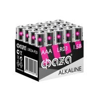 Элемент питания алкалиновый AAA/LR03 1.2В Alkaline Pack-20 (уп.20шт) ФАZА 5028128