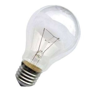 Лампа накаливания 75Вт 220В Е27 прозрачная