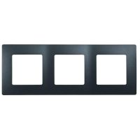 Рамка 3-м Etika антрацит Leg 672583 Рамка 3-м Etika антрацит Leg 672583