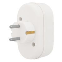 Двойник электрический 16 А с заземл. бел. Rexant 11-1075