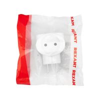 Тройник электрический биметалл 220В 6А бел. REXANT 11-1064