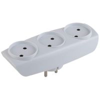 Разветвитель 3-м SP-3-W без заземл.(10/60/1200) бел. ЭРА C0045527