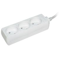 Удлинитель 3х1.5м без заземл. 10А IP20 У3 2P IEK WYP10-06-03-01-N