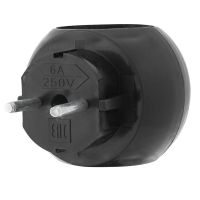 Тройник электрический 'Шар' 220В 6А черн. REXANT 11-1063-1