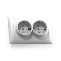 Розетка 2-м СП Селена РС16-401 16А IP20 с заземл. защ. шторки бел. Кунцево 8122 Розетка 2-м СП Селена РС16-401 16А IP20 с заземл. защ. шторки бел. Кунцево 8122