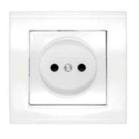 Розетка 1-м СП Бриллиант 16А IP20 без заземл. защ. шторки бел. UNIVersal 7947595 Розетка 1-м СП Бриллиант 16А IP20 без заземл. защ. шторки бел. UNIVersal 7947595