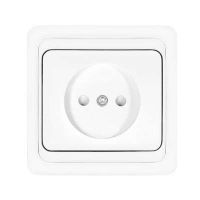Розетка 1-м СП Валери 16А IP20 без заземл. защ. шторки бел. UNIVersal В0022x Розетка 1-м СП Валери 16А IP20 без заземл. защ. шторки бел. UNIVersal В0022x
