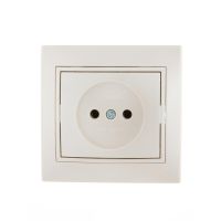 Розетка 1-м СП Mira 16А IP20 без заземл. со вставкой керамика жемчуж./бел. перламутр. LEZARD 701-3030-121 Розетка 1-м СП Mira 16А IP20 без заземл. со вставкой керамика жемчуж./бел. перламутр. LEZARD 701-3030-121