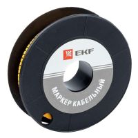 Маркер каб. 1.5кв.мм '1' (к-1000ед) (ЕС-0) EKF plc-KM-1.5-1