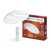 Светильник светодиодный Led COMFORT WAVE 75Вт 230В 3000-6500К 6000лм 500х85мм с пультом ДУ IN HOME 4690612034836