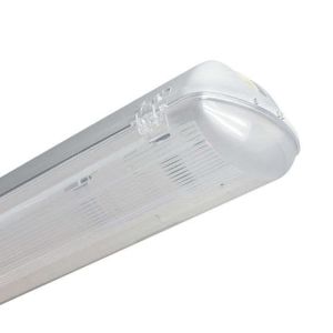 Корпус герметичного светильника IP65 для светодиодных LED ламп 2хТ8 1279*147*108 мм. ЗСП 707203621