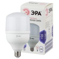 Лампа светодиодная Led высокомощная STD LED POWER T80-20W-6500-E27 20Вт T80 колокол 6500К холод. бел. E27 1600лм Эра Б0027011