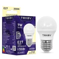 Лампа светодиодная Led 7Вт G45 3000К Е27 176-264В TOKOV ELECTRIC TKE-G45-E27-7-3K