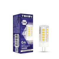 Лампа светодиодная Led 5Вт Capsule 3000К G4 220-240В TOKOV ELECTRIC TKE-G4-5-3K Лампа светодиодная Led 5Вт Capsule 3000К G4 220-240В TOKOV ELECTRIC TKE-G4-5-3K