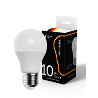 Лампа светодиодная Led Supermax А60 10Вт стандарт E27 230В 3000К КОСМОС Sup_LED10wA60E2730
