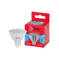 Лампа светодиодная Led RED LINE LED MR16-11W-840-GU5.3 R 11Вт MR16 софит 4000К нейтр. бел. GU5.3 Эра Б0052441