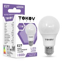 Лампа светодиодная Led 11Вт А60 4000К Е27 176-264В (TKL) TOKOV ELECTRIC TKL-A60-E27-11-4K