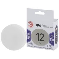 Лампа светодиодная Led LED GX-12W-860-GX53 GX 12Вт таблетка GX53 холод. бел. ЭРА Б0048020 Лампа светодиодная Led LED GX-12W-860-GX53 GX 12Вт таблетка GX53 холод. бел. ЭРА Б0048020