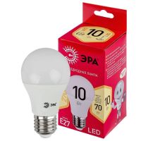 Лампа светодиодная Led RED LINE LED A60-10W-827-E27 R 10Вт A60 груша 2700К тепл. бел. E27 Эра Б0049634