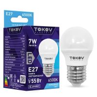 Лампа светодиодная Led 7Вт G45 6500К Е27 176-264В TOKOV ELECTRIC TKE-G45-E27-7-6.5K Лампа светодиодная Led 7Вт G45 6500К Е27 176-264В TOKOV ELECTRIC TKE-G45-E27-7-6.5K