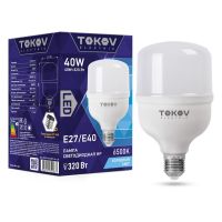Лампа светодиодная Led 40Вт HP 6500К Е40/Е27 176-264В TOKOV ELECTRIC TKE-HP-E40/E27-40-6.5K Лампа светодиодная Led 40Вт HP 6500К Е40/Е27 176-264В TOKOV ELECTRIC TKE-HP-E40/E27-40-6.5K