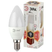 Лампа Led B35-9w-827-E14 свеча 720лм ЭРА Б0027969
