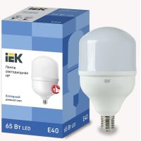 Лампа светодиодная Led HP 65Вт 230В 6500К E40 IEK LLE-HP-65-230-65-E40