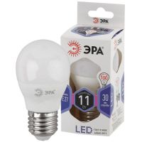 Лампа Led P45-11W-860-E27 шар 880лм ЭРА Б0032991
