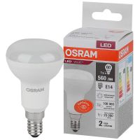 Лампа светодиодная Led LED Value LVR60 7SW/840 грибовидная матовая E14 230В 10х1 RU OSRAM 4058075581692