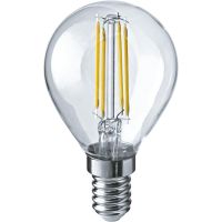 Лампа светодиодная Led филаментная 80 886 OLL-F-G45-08-230-2.7K-E14 8Вт шар прозрачная 2700К тепл. бел. E14 800лм 220-240В ОНЛАЙТ 80886
