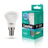 Лампа светодиодная Led LED6 R50/845/E14 6Вт 4500К бел. E14 480лм 220-240В Camelion 11659