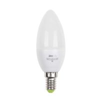 Лампа светодиодная Led PLED-ECO-C37 5Вт свеча 3000К тепл. бел. E14 400лм 220-240В JazzWay 1036834A