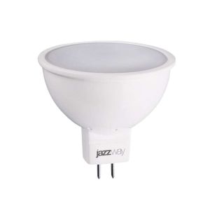 Лампа светодиодная PLED-ECO-JCDR 5Вт 4000К бел. GU5.3 400лм 220-240В JazzWay 1037107A