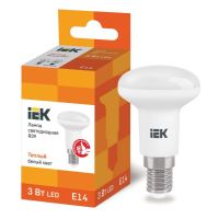 Лампа светодиодная Led ECO R39 3Вт 3000К тепл. бел. E14 270лм 230-240В IEK LLE-R39-3-230-30-E14