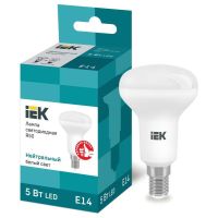 Лампа светодиодная Led Eco 5Вт R50 4000К нейтр. бел. E14 450лм 230-240В IEK LLE-R50-5-230-40-E14 Лампа светодиодная Led Eco 5Вт R50 4000К нейтр. бел. E14 450лм 230-240В IEK LLE-R50-5-230-40-E14