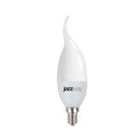 Лампа светодиодная Led PLED-SP CA37 9Вт свеча на ветру 5000К холод. бел. E14 820лм 175-265В JazzWay 2859549A