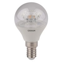 Лампа светодиодная Led LED STAR CLASSIC P 40 5.4W/830 5.4Вт шар 3000К тепл. бел. E14 470лм 220-240В прозр. пласт. OSRAM 4052899971622