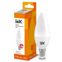 Лампа светодиодная Led ECO C35 7Вт свеча 3000К E14 230В IEK LLE-C35-7-230-30-E14