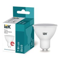 Лампа светодиодная Led Eco 7Вт PAR16 софит 4000К нейтр. бел. GU10 230В IEK LLE-PAR16-7-230-40-GU10 Лампа светодиодная Led Eco 7Вт PAR16 софит 4000К нейтр. бел. GU10 230В IEK LLE-PAR16-7-230-40-GU10