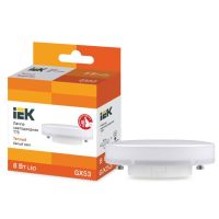 Лампа светодиодная Led ECO T75 таблетка 8Вт 230В 3000К GX53 IEK LLE-T80-8-230-30-GX53