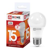 Лампа светодиодная Led LED-A60-VC 15Вт грушевидная 230В E27 6500К 1430лм IN HOME 4690612020280