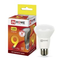 Лампа светодиодная Led LED-R63-VC 9Вт 230В E27 3000К 810лм IN HOME 4690612024301