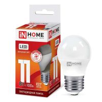 Лампа светодиодная Led LED-ШАР-VC 11Вт шар 230В E27 6500К 1050лм IN HOME 4690612024943