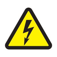 Наклейка знак электробезопасности 'Опасность поражения электротоком ' 100х100х100мм Rexant 56-0005
